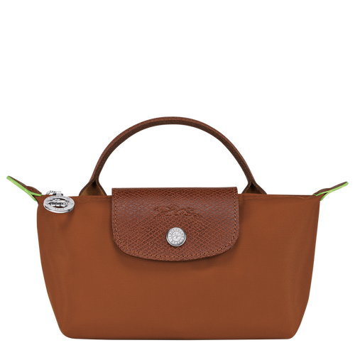 LE PLIAGE GREEN POUCH - Cognac